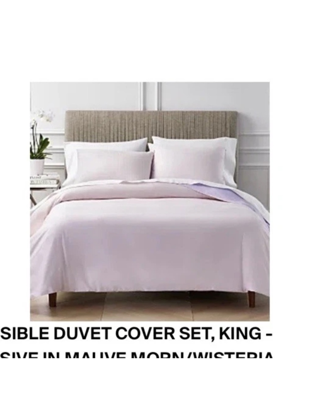 NWT King Reversible Duvet Cover Set W/shams Pink Purple Bloomingdale’s Aqua $320